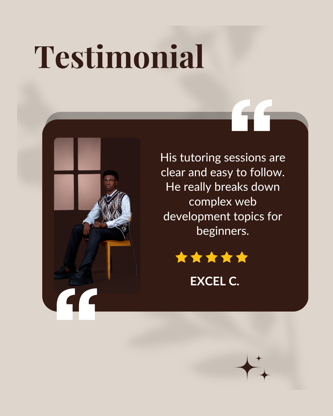 Testimonial — Web Hosting