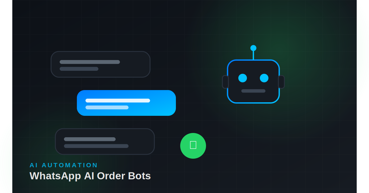 OrderFlow — WhatsApp AI ordering system